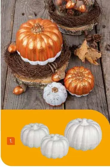 Offre: Set de citrouilles en polystyrène