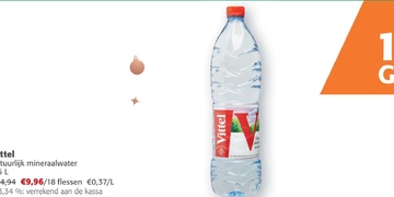 Aanbieding: Vittel natuurlijk mineraalwater