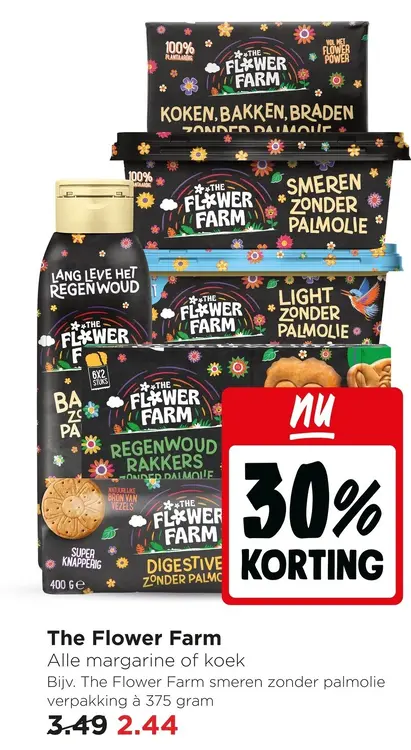 Aanbieding: The Flower Farm Alle margarine of koek