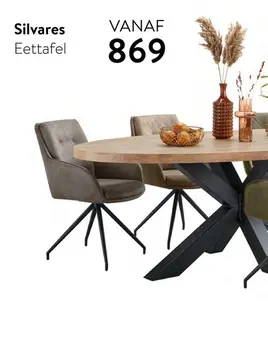 Aanbieding: Silvares Eettafel