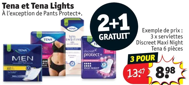 Offre: Tena et Tena Lights