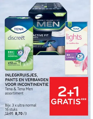 Promotie: Inlegkruisjes, Pants en Verbanden voor Incontentie