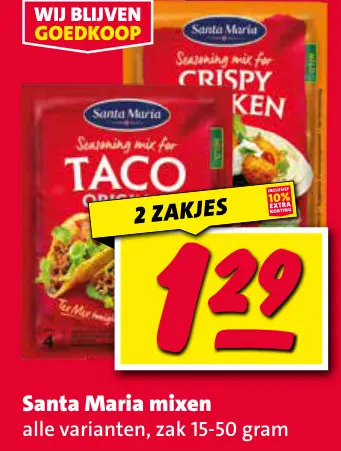Aanbieding: Santa Maria mixen