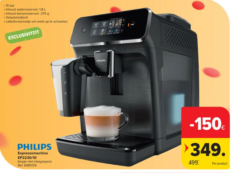 Promotie: Espressomachine EP2230/10