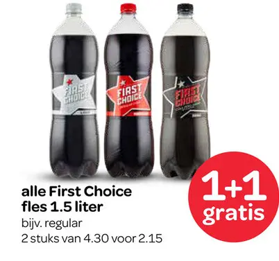 Aanbieding: First Choice fles