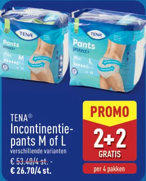 Promotie: Incontinentie-pants M of L