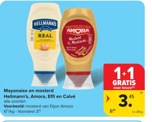 Promotie: Mayonaise en mosterd
