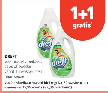 Aanbieding: DREFT wasmiddel