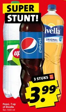 Aanbieding: Pepsi, 7-up of Rivella