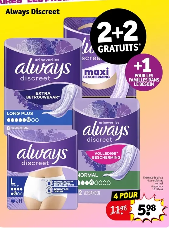 Offre: Always Discreet