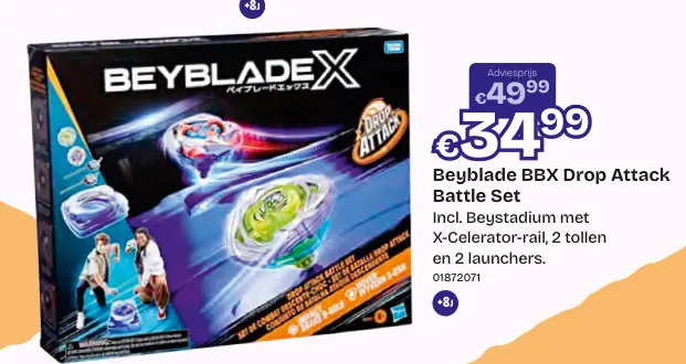 Aanbieding: Beyblade BBX Drop Attack Battle Set