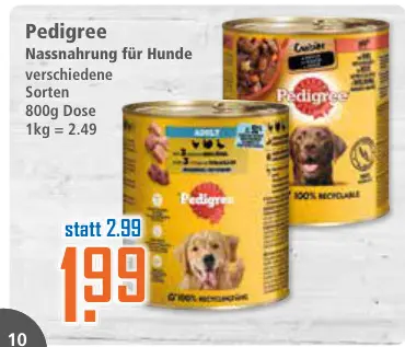 Aanbieding: Nassnahrung für Hunde