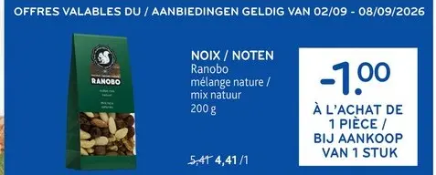 Offre: Noix / noten