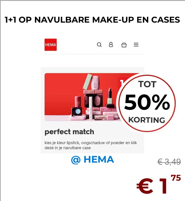 Aanbieding: Navulbare Make-up en Cases