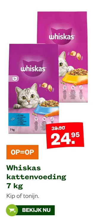 Aanbieding: Whiskas kattenvoeding