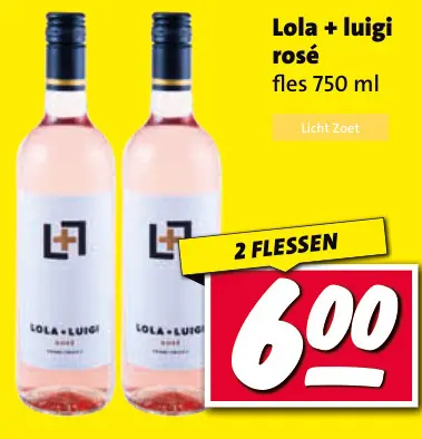 Aanbieding: Lola + Luigi rosé