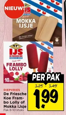 Frambo Lolly of Mokka IJsje