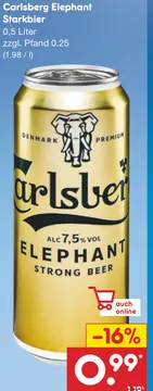 Aanbieding: Carlsberg Elephant Starkbier