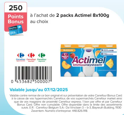 Offre: Actimel
