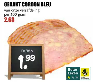 Aanbieding: Gehakt cordon bleu