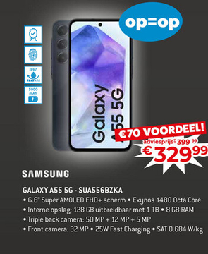 Aanbieding: GALAXY A55 5G - SUA556BZKA