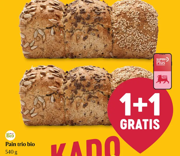 Offre: Pain trio bio