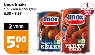 Aanbieding: Unox knaks