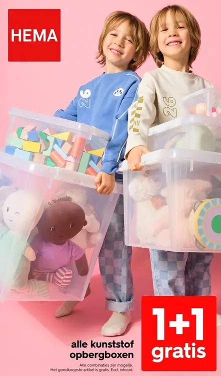 Aanbieding: alle kunststof opbergboxen