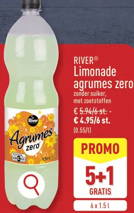 Promotie: Limonade agrumes zero