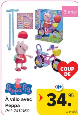 Offre: À vélo avec Peppa