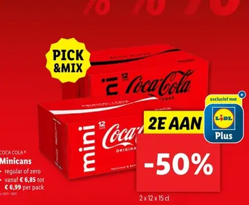 Aanbieding: COCA COLA® Minicans