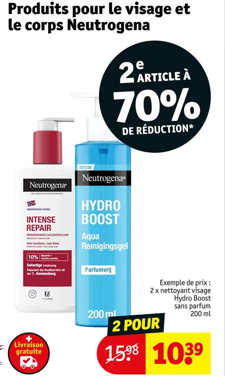 Offre: Neutrogena Hydro Boost Aqua Reinigingsgel