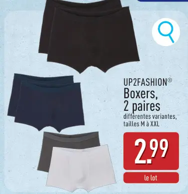 Offre: Boxers