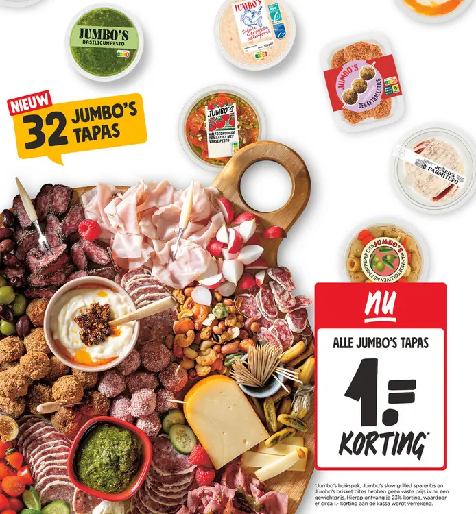Aanbieding: Alle Jumbo's Tapas