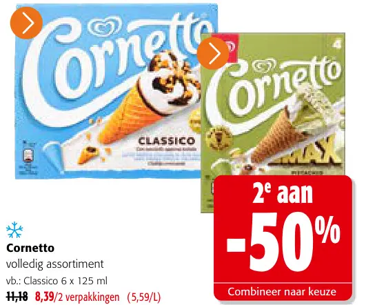 Promotie: Cornetto Classico