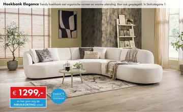 Aanbieding: Elegance hoekbank