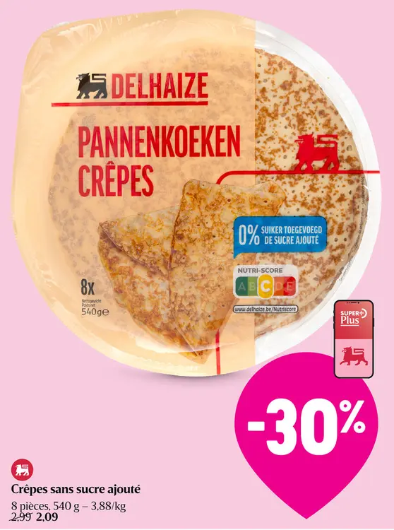 Offre: Pannenkoeken Crêpes