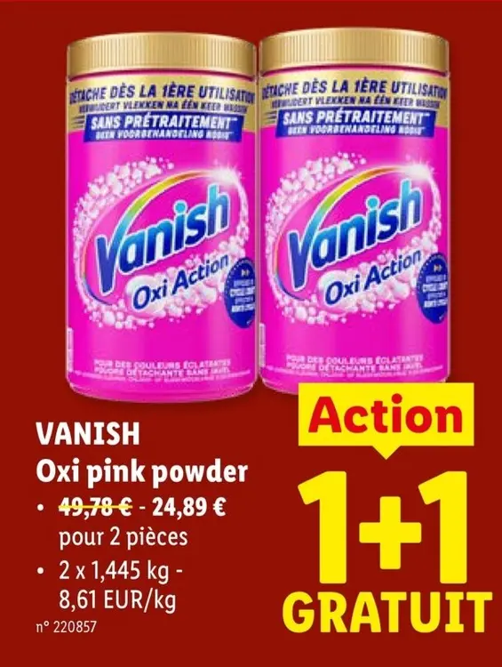 Offre: Oxi pink powder