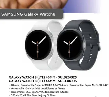 Offre: Galaxy watch 8 (lte)