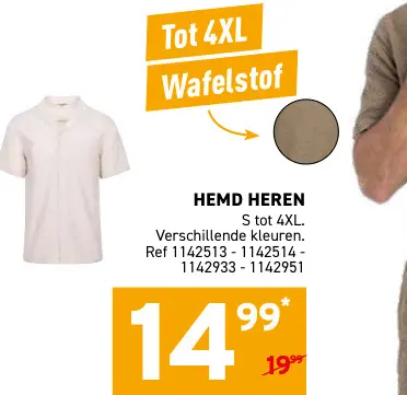 Promotie: Hemd heren