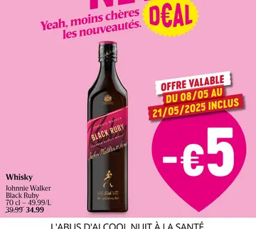 Offre: Johnnie Walker Black Ruby