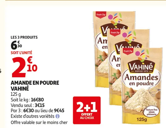 Promotie: Amande en poudre