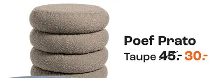 Aanbieding: Poef Prato