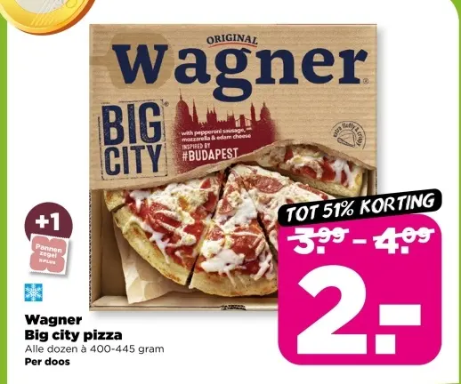 Aanbieding: Big city pizza