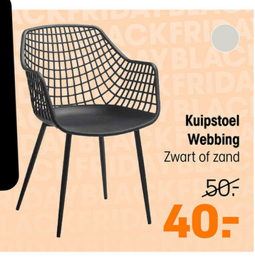 Aanbieding: Kuipstoel Webbing Groen