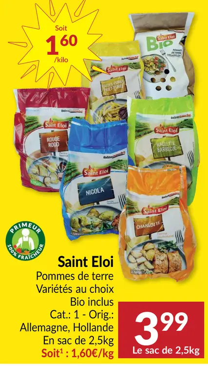 Offre: Pommes de terre Variétés au choix
