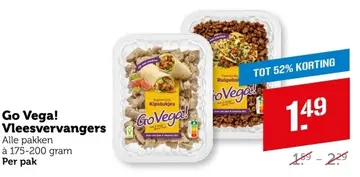 Aanbieding: Go Vega! Vleesvervangers