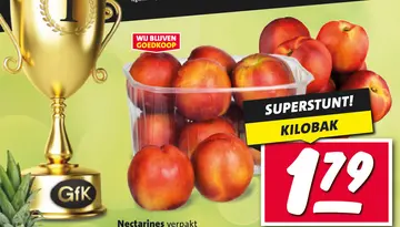 Aanbieding: Nectarines verpakt