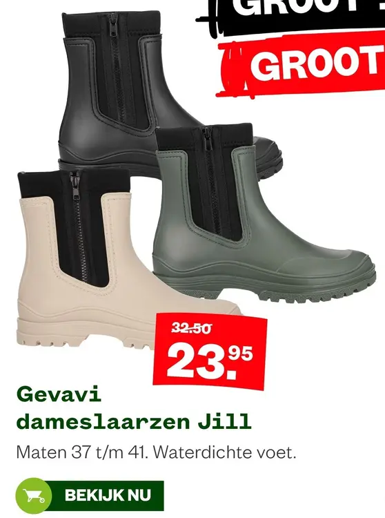 Aanbieding: Dameslaarzen Jill