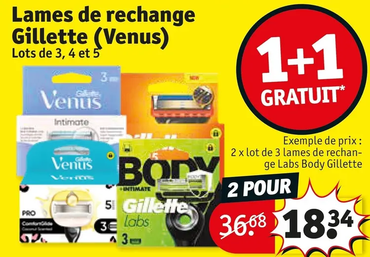 Offre: Lames de rechange